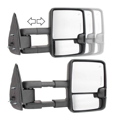 Cadillac Escalade 1999-2000 Power Towing Mirrors Smoked LED Lights