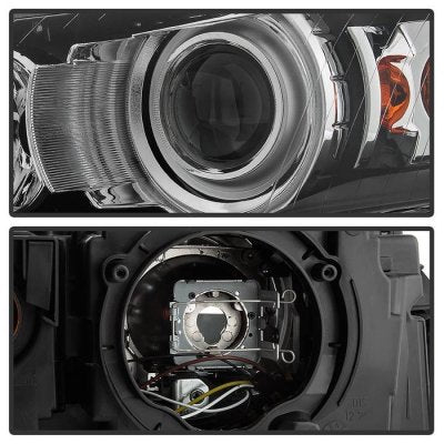 Audi A4 2006-2008 Black HID Projector Headlights