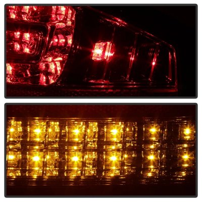 Audi A4 Sedan 2005-2008 Smoked LED Tail Lights